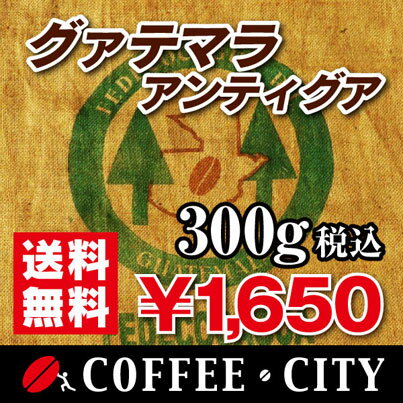 グァテマラ アンティグア【ラ・コムニダ農園】300g【コーヒー豆】【珈琲豆】【コーヒー】【高品質】【フルボディ】【ストレートコーヒー】【送料無料】ゆうパケット専用※日時指定できません