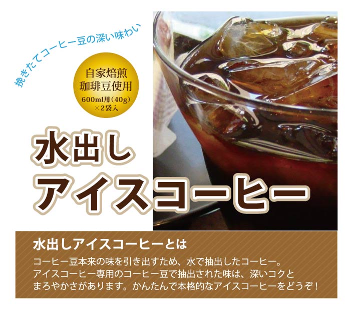 水出しアイスコーヒー バッグ(5杯入/2袋)　5袋