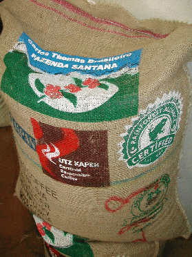 【20％OFF】カルロスさんのコーヒーサンターナ農園　ブラジル100％　◆500g-Brasil　Fazenda Santana　-『UTZ KAPEH（ウツカフェ）』『レインフォレスト認証』