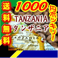 1000円ポッキリ ぽっきり 送料無料 上品な酸味と黒糖のような甘い香り！タンザニア・AA…...:coffeebaka:10000163