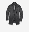 コールハーン Colehaan メンズ アパレル メルトン ウール 3イン1 コート mens T40164 チャーコール