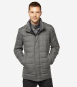 コールハーン Colehaan メンズ アパレル フランネル ダウン スタンド カラー コート mens T40208 グレー