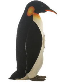 【HANSA】ぬいぐるみ皇帝ペンギン74cm