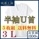 NEW!5枚組送料無料【半袖U首】メンズ快適工房(KH5016)3Lサイズ/グンゼ/GUNZE/グンゼメンズ/GUNZEメンズ/グンゼ男/メンズ下着/Tシャツメンズ/下着無地メンズ/グンゼ下着/下着白メンズ/メンズTシャツ/Tシャツメンズ/Tシャツ白/(00086)
