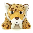 【恐竜 古代生物 ぬいぐるみ サーベルタイガー(スミロドン) ねそべりシリーズ】ネコ科 トラ 虎