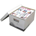 クラフト収納 ミヌンボックス S ( ダンボール 収納ケース 収納ボックス・収納box 紙 フタ付き 蓋付 蓋付き ふた付き コミック 漫画 雑誌 マガジンボックス ) 【3980円以上送料無料】
