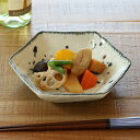 六角小鉢 和食器 呉須とばし 変形皿シリーズ 美濃焼 日本製 磁器 ( 食器 皿 和皿 食洗機対応 和風 電子レンジ対応 おしゃれ 和モダン 和 器 小皿 小鉢 中鉢 中皿 六角形 )【4500円以上送料無料】