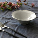 ボウル 16cm オーバル プリンセス Calin 皿 洋食器 陶器 日本製 ( 電子レンジ対応 食洗機対応 リム皿 木瓜 輪花 お皿 小鉢 リム鉢 スープ皿 シリアルボウル スープボウル おしゃれ 食器 グレー モノトーン )【3980円以上送料無料】