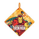 ループ付きハンドタオル アイアンマン チャージ ( アイアン・マン マーベル MARVEL タオル ループ付きタオル ループタオル ループつきタオル 保育園 ループ付タオル ハンドタオル ループ 入園グッズ )