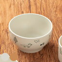 どんぶり 12.5cm 森の仲間たち プラスチック ( 食洗機対応 電子レンジ対応 丼 丼ぶり 椀 子供用食器 鉢 プラスチック製 軽量 割れにくい 麺類 丼類 親子丼 うどん おしゃれ 日本製 )【3980円以上送料無料】