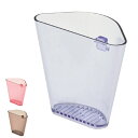 カトラリーポケット アクリア 水切りポケット 日本製 ( カトラリーケース 水回り 水切り 箸立て キッチン ツール 収納 調理小道具 キッチンツールホルダー 立て コンパクト キッチン用品 クリア 透明 )【4500円以上送料無料】