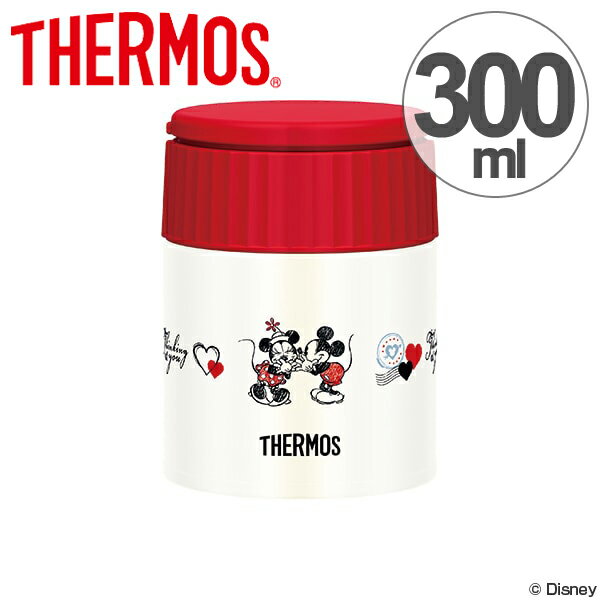 保温弁当箱　スープジャー　サーモス　thermos　真空断熱スープジャー　ミッキーマウス　300ml　JBQ-300DS （ お弁当箱 保温 保冷 ランチジャー スープポット 弁当箱 ディズニー ミッキー ）【4500円以上送料無料】