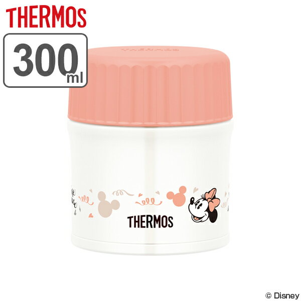 スープジャー 保温弁当箱 サーモス thermos ミッキー＆ミニー 300ml JBU-300DS （ 保温 保冷 お弁当箱 スープ ディズニー ミッキーマウス ミニーマウス 弁当箱 スープポット ランチボックス キャラクター ）【4500円以上送料無料】