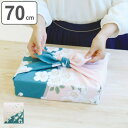 風呂敷 二巾 光悦ちりめん 友禅 桜グリーン 70cm 中判 ( ふろしき 日本製 ちりめん 吉祥文様 ポリエステル フロシキ furoshiki 引き出物 内祝い 包み 瓶包み バッグ )【3980円以上送料無料】