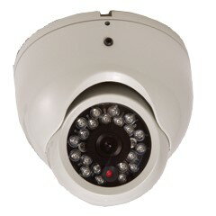 監視用カメラ　赤外線投光器内蔵カラードームカメラ　セレン　SEC-G851