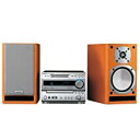 【中古】ONKYO ONKYO FRシリーズ CD/MDチューナーアンプシステム 薄い木目スピーカー色モデル X-N7TX(Y)