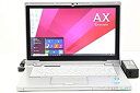 【中古】【中古】 Panasonic CF-AX3RDBCS Core i3 4010U 1.7GHz/4GB/128GB(SSD)/11.6W/FHD(1920x1080) タッチパネル/Win10