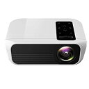 【中古】WZY 林T500 1920 3000LM小型LEDプロジェクターホームシアター、サポートHDMI&AV&VGA&USB&TF、標準バージョン(ホワイト) (Color : White)