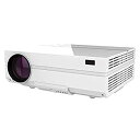 【中古】プロジェクタ - 投写サイズ50-200インチ、解像度1920x1080P、バックアップインターフェイス、電圧保護、レンズ防塵、家庭用、ビジネスオフィス用