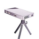 【中古】プロジェクター 1080P HD DLPミニスマートミニプロジェクターポータブルホーム プライベート用途 ビジネス用途 (Color : Black Size : One size)