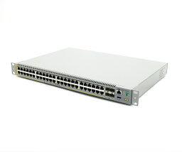 Allied Telesis AT-x510-52GTX 48ポート1000<strong>BASE-T</strong> 4ポート<strong>10G</strong>bE SFP+スロット搭載L3スタッカブルスイッチ x510-5.4.3-1.4.rel 冗長電源 【中古】【20240307】