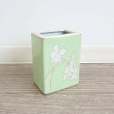 送料無料 アートフラワー 生花 フラワーベース 花瓶 ラン ペン立て 花器 花びん おしゃれ アンティーク ギフト 引っ越し祝い 贈り物
