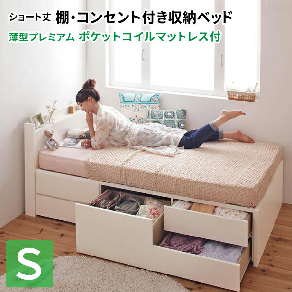 【送料無料】 頑丈収納ベッド シングル お客様組立