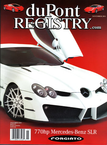 DUPONT REGISTRY AUTO 2011年 11月号【メール便対応】