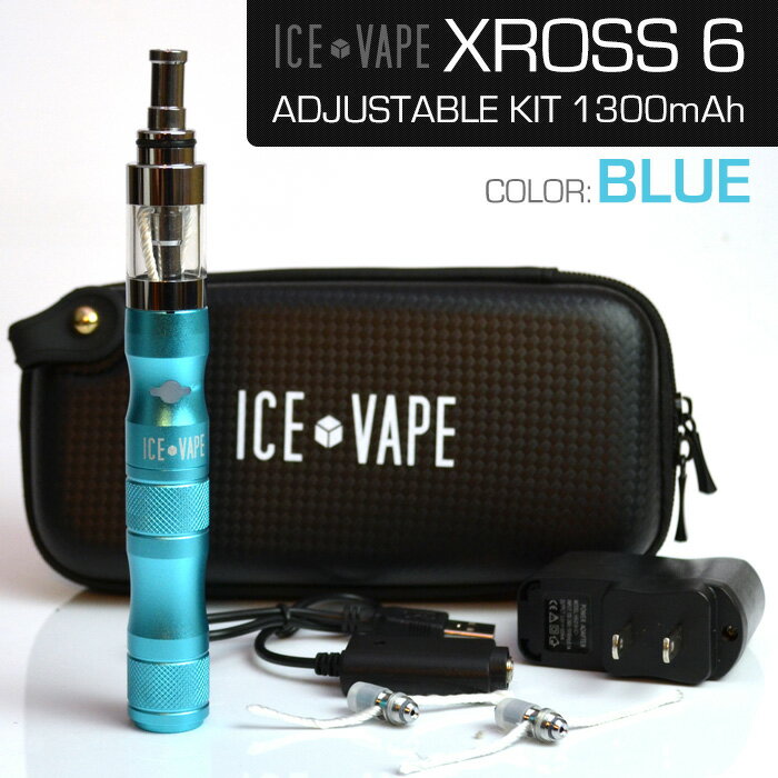 XROSS 6 アジャスタブル KIT / BLUEアメリカで大流行中のリキッド式電子タバコ!!