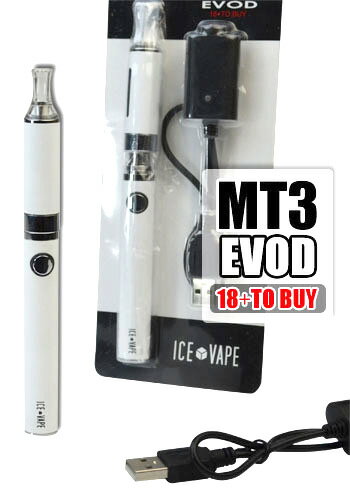ICE VAPE / MT3 900mAh / WHITEアメリカで大流行中のリキッド式電子タバコ!!