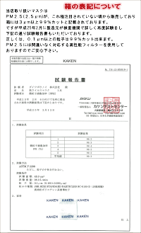 検査結果表
