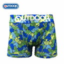 ボクサーパンツ OUTDOOR アウトドア メンズ 前閉じ モンスター 250:ブルー