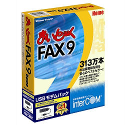 インターコム まいとーく FAX 9 Home USBモデムパック　(対応OS:WIN)(0868302) 目安在庫=○【送料無料】