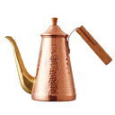 KALITA (カリタ) TSUBAME&Kalita ドリップポット スリム 700CUW 銅 ウッドハンドル(52204) 取り寄せ商品