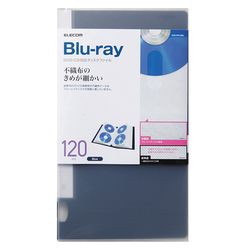 エレコム CD/DVD/Blu-ray対応ファイルケース/120枚収納/ブルー CCD-F…...:compmoto-r:10246753
