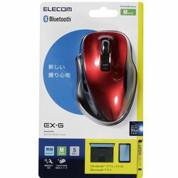 エレコム 5ボタン Bluetooth BlueLEDマウス/Mサイズ/レッド M-XG1…...:compmoto-r:10162139