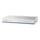 アイ・オー・データ機器 EEE省電力 100BASE-TX/10BASE-T スイッチングハブ(8ポート) ホワイト(ETX-ESH08NCW) 目安在庫=○