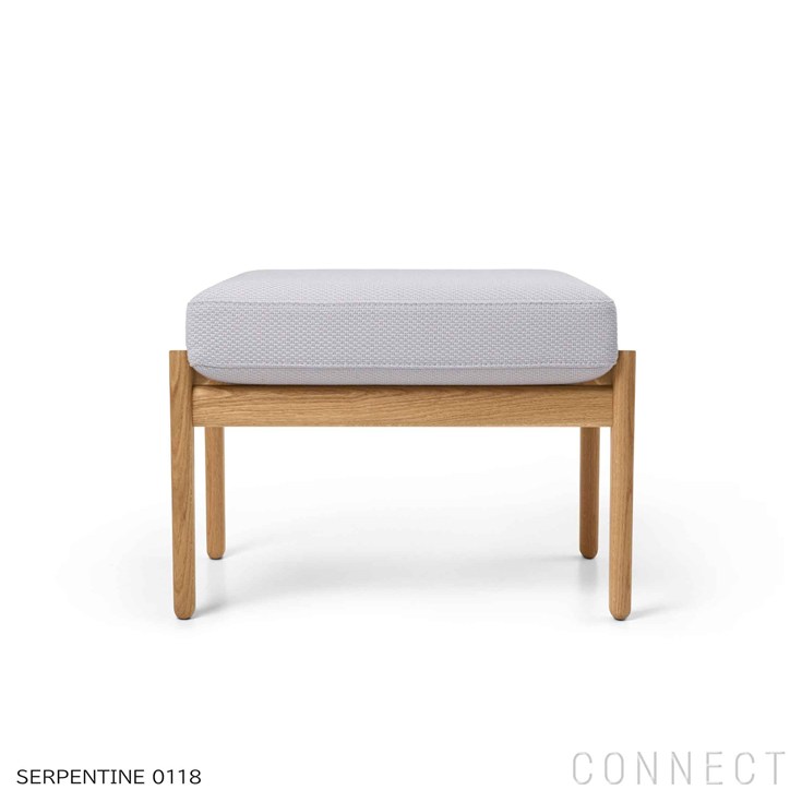 CARL HANSEN & SON（カール・ハンセン＆サン） / CH290F フットスツール / オーク材・オイル仕上げ / SERPENTINE 0118 / CH290 SERIES