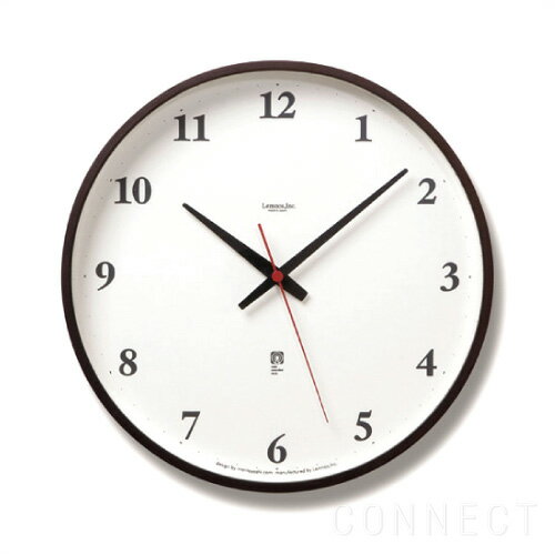 LEMNOS ( レムノス ) / Plywood clock ( プライウッド クロック )電波時計 ブラウン時計 壁掛け 掛け時計 掛時計 【 送料無料 】