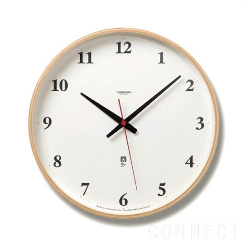 LEMNOS ( レムノス ) / Plywood clock ( プライウッド クロック )電波時計 ナチュラル時計 壁掛け 掛け時計 掛時計 【 送料無料 】