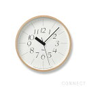 LEMNOS ( レムノス ) / Riki clock ( リキクロック)電波時計 細字 M （φ254mm） 渡辺カ　デザイン 時計 壁掛け 掛け時計 掛時計 【送料無料】