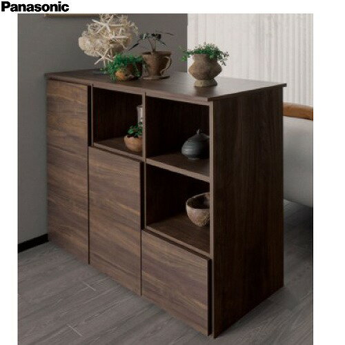 【LINEクーポン配布中】パナソニック Panasonic 壁面収納 キュビオス [CUBIOS1-2] セットプランNo.J1MS 04NF W1677×D466×H1102 組み立て簡単 法人様限定 送料お見積もり商品