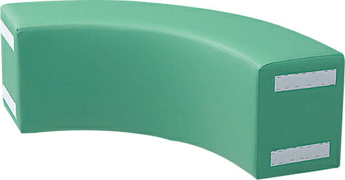 【LINEクーポン配布中】オモイオ omoio キッズコーナー用品 キッズスクエアー Rベンチ AK-04-L6331 代引き不可 メーカー直送