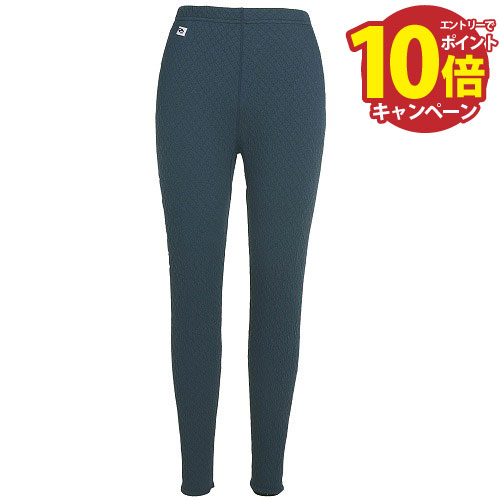 【エントリーでポイント10倍】婦人タイツ LLサイズ ひだまりチョモランマ サピウム ネービー [QMS863] 抜群の保温力 高機能インナー 防寒肌着 冬服 秋服 健繊株式会社