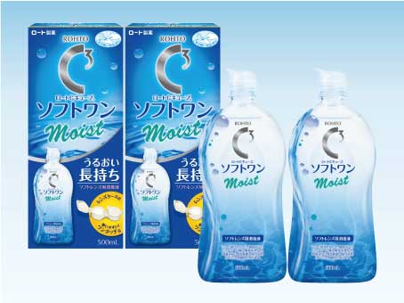 ロートCキューブ ソフトワン モイストa 500ml×2本【代引き手数料無料】