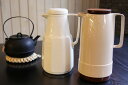 helios(ヘリオス)卓上ガラス魔法瓶1.0LSTANDARD(茶) と BASIC(白) の2色