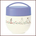 MOOMIN ムーミン お花畑 カフェ丼 保温ランチジャー 540ml スケーター【カフェ丼ランチボックス/カフェ丼ランチジャー/保温/保冷/どんぶり/丼/カレー/弁当箱/保温弁当箱/保温ランチボックス/グッズ/キャラクター/送料無料/あす楽】