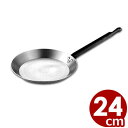 SW 鉄クレープパン 24cm IH(電磁)対応/鉄製 フラ...