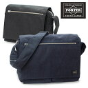 吉田カバン ポーター PORTER スモーキー・フラップショルダーM【ショルダー】(メンズ ブランド バッグ ネイビー ブラック 紺 海外旅行 レディース poter メンズバック ショルダーバッグ 吉田かばん プレゼント ブランドバッグ おしゃれ ポータ トラベル 卒業旅行)10P03Dec16
