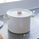 kaico パスタパン 5.7L ホーロー 琺瑯 保温 熱伝...